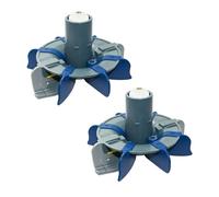 Haofy Turbine de Récurage pour Nettoyeur de Piscine, 2 Pièces, Action de Récurage Cyclonique, Installation Facile, Performances Optimales, Entretien R0714300, Remplacement pour (Gris Bleu)