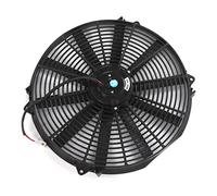 Haofy Ventilateur de Refroidissement Universel 16in 24V 120W, Ventilateur | Moteur à couple élevé de 2 250 tr/min, sortie de 1 000 CFM, extracteur de poussée réversible, convient aux fourgonnettes et