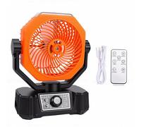 Haofy Ventilateur Portable, Ventilateur Brumisateur avec Batterie de 10 000 MAh, capacité du Réservoir D'eau de 180 Ml, pour Camping, Voyage, Plage, Golf, Tente, Bureau, Brumisation
