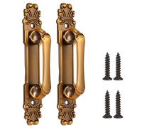 Haofy Ymiko 2 pièces/ensemble poignée de porte de européen, poignée de traction de porte antique, poignée de porte coulissante en métal pour accessoire de placard de tiroir de