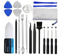 Haojiaho Kit d'outils de réparation électronique 19 en 1, ensemble de tournevis pour outil d'ouverture Spudger Pry pour iPhone, ordinateur portable, iPad, téléphone portable, MacBook, tablette