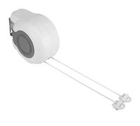Haosie Corde à Linge Retractable Extérieur 13m avec 2 Fils pour Mural, pour Salle de Bain Balcon Jardin (2 x 13 M)