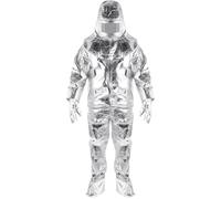 Haowul Combinaison Anti-Radiation Thermique 500 °c, Combinaison Ignifugée en Feuille D'aluminium Composite, Uniforme De Protection Thermique