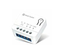 Haozee Mini interrupteur intelligent Zigbee 3.0, hub Zigbee requis, compatible avec Home Assistant Zigbee2mqtt, conducteur neutre nécessaire