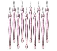 HAPINARY 10 Pièces Outils Manucure Multifonctions en Acier Inoxydable et Pp, Fourchette Incisive pour Éliminer Peaux Mortes, Usage Maison et Salon Nail Art