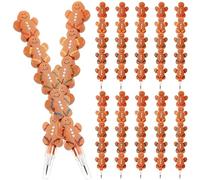 HAPINARY 12 Pièces Crayon Bonhomme En D'épice Gros Crayons Charmes De Joyeux Anniversaire s Empilable De s De Noël Empilables Pastel Plastique