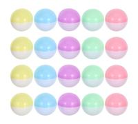 HAPINARY 20 Rondes en Plastique Réutilisables pour Distributeur Automatique, Ornement de Dôme de Bonbons, 20 Pièces, pour Décorations de Bureau et Loisirs Créatifs