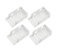 HAPINARY 4 Pièces Support Métallique Blanc pour Store Enrouleur | Structure Simple, Pièce de Fixation, Compatible Stores Vénitiens et Usage Domestique pour Fenêtre