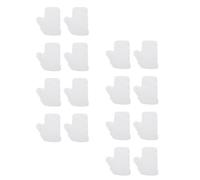 HAPINARY 40 Pièces Chiffon de Nettoyage Vaisselle, Chiffon de Nettoyage, Tissu Non Tissé, Blanc, pour Dépoussiérer et Laver les Bols, pour Nettoyer les Bureaux Verre