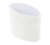 HAPINARY Abat-jour Ovale en Tissu Blanc Facile à Installer pour Lampe de Table, Protection Élégante et Décoration pour Chambre ou Salon