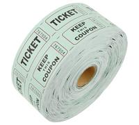 HAPINARY Billets de Tombola Verts en Papier pour Fêtes et Événements, Rouleau de 1000 Tickets Interactifs Ajoutant Excitation aux Jeux de Tombola