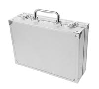 HAPINARY Boîte à Outils en Alliage D’Aluminium Argentée Poignée Métal | Organisation Interne, Extérieur Résistant aux Rayures, Usage Quotidien et Extérieur, Structure Robuste