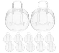 HAPINARY Boîtes à Bonbons de Petite Valise Ronde Ps, 12 Pièces, Légères et Polyvalentes, pour Fête ou Nuptiale