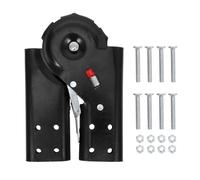 HAPINARY Charnière de Remplacement pour Échelle en Fer Noir, Fixation Rapide et Installation Facile Joints Plats Ronds de 5 Cm, Accessoires pour Escabeau Pliant