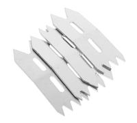 HAPINARY Chiens de serrage robustes Lot de 4 métal argenté pour fixation sécurisée dans outillage bois menuiserie adapté aux professionnels