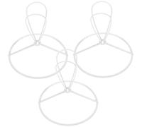 HAPINARY Clips Abat-Jour Adaptateur Rond 3 Pièces En Fer Support Porte-Ampoule Pour Lampe De Table Et Bureau Éclairage Intérieur
