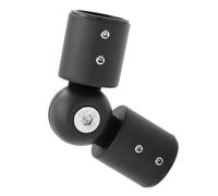 HAPINARY Connecteur d'angle à 90 Degrés Raccord Coudé Stable et Fiable Couleur Aléatoire en Acier Inoxydable Noir Accessoire de Vis pour Tringle à Rideaux