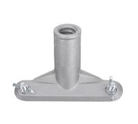 HAPINARY Connecteur de Poignée Fileté pour Manche de Balai en Alliage d'Aluminium Argent avec Embout pour Perche Télescopique, Adapté aux Tâches de Nettoyage et Tiges de Balai