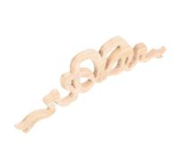 HAPINARY Décoration Murale en Marqueterie de Bois Beige de Nœud Papillon, Applique Élégante pour Murs et Portes en Bois, Installation Facile pour Amélioration DIY