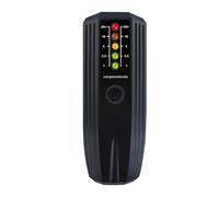 HAPINARY Détecteur Emf Portable pour Mesurer les Champs Électromagnétiques Noir en Abs et Identifier les Radiations, pour Usage Domestique Tv et Réfrigérateur