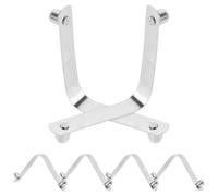 HAPINARY Diamètre 7,3mm Lot de 6 Clips en V en Acier Inoxydable Fixation Rapide Accessoires pour Épuisette et Aspirateur de Piscine pour Poignée de Piscine