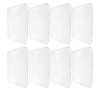 HAPINARY Filet de Barbecue Jetable Résistant Haute Température en Aluminium Argenté 10pcs Distribution Uniforme de Chaleur, pour Barbecue Extérieur et Cuisson au Four