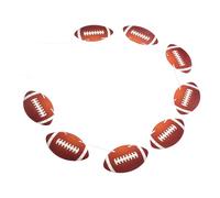 HAPINARY Guirlande de Décoration D'anniversaire Football en Papier 8 Pièces, Facile à Suspendre, Détails Fins, Bannière Élégante pour Fête Thème du Rugby