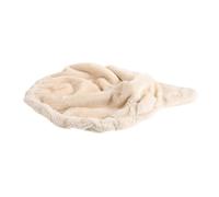 HAPINARY Hamac pour Arbre à Chatons en Polaire Marron, Panier Rond de Cuillère, Espace de Repos Polyvalent et Design Multifonction pour Cadre d'escalade Félin