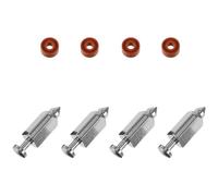 HAPINARY Kit Carburateur 1 Set en Métal Soupapes à Flotteur à Pointeau pour Tondeuse à Gazon, Adapté au Moteur de Tondeuse