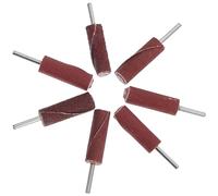 HAPINARY Kit de 7 Pièces de Bâtonnets de Ponçage Cylindriques Légers en Sable et Fer pour Ponçage du Bois et Jade, pour Bricolage et Réparations à Domicile