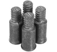 HAPINARY Kit de Réparation pour Embout Fileté Argenté en Alliage D'aluminium, 10 Pièces, Diamètre Tube 22mm, Adapté pour Manche à Balai, Stable et Pratique pour Nettoyage Domestique