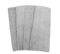 HAPINARY Lingettes de balai plates microfibre 4pcs pour nettoyage absorbant des sols en bois dur et stratifié à domicile