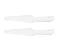 HAPINARY Lot de 2 Grattoirs Multifonctions en Plastique Solide pour Balai Frange à Essorage Plat, Accessoires de Remplacement pour Seau et Serpillière Essoreuse, Nettoyage pour Maison
