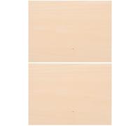 HAPINARY Lot de 2 Planches de Tilleul Double Face A4 22x30cm pour Artisanat en Bois Inachevé, pour Peinture et Gravure, Matériel DIY pour Étudiants