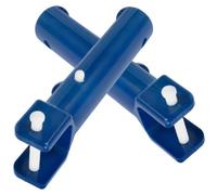 HAPINARY Manche Balai Piscine en Plastique 2 pièces avec tête de Ventouse pour Remplacement et Nettoyage du Fond de la Piscine