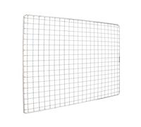HAPINARY Mini Grille à Rôtir en Acier Inoxydable pour Barbecue, Argenté | Surface Lisse et Soignée, Usage Maison ou Hôtel, Maille Soudée Entre Deux Cadres, Cuisson Uniforme