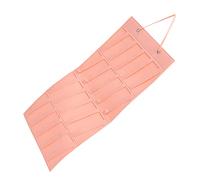 HAPINARY Organisateur Suspendu Robuste et Pratique pour Bijoux et Accessoires Cheveux en Feutre Rose pour Ranger Colliers et Barrettes, pour Chambre D'garçon et Filles