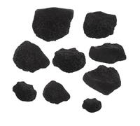 HAPINARY Pierres Volcaniques de Sauna 1kg en Pierre Naturelle Noire | Chauffe Rapide et Forte Rétention, pour Sauna Sec et Spas Professionnels, Usage Domestique ou Commercial