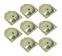 HAPINARY Plaques de Fixation des Jambes pour Meubles en Fer, Réparation | Supports de Pieds de Table, Quincaillerie pour Pieds de Meubles, Connexion Stable, Installation Facile, DIY