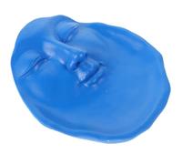HAPINARY Plateau à Bijoux Créatif, Porte-bagues Plat en Résine Bleu, Plateau à Bougie et Rangement Décoratif Maison Salle de Bain