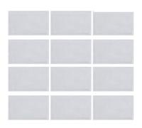 HAPINARY Pochettes Plastiques Autocollantes Transparentes Porte-badge Étanche Auto-adhésif pour Organisation et Protection 12 en Pvc et Eva pour Bureau et Occasions Formelles