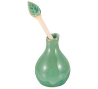 HAPINARY Pot D'huile Essentielle, Bouteille en Céramique 100ml, pour Eau et Parfums, Distribution de Liquides, Décor Élégant pour Table et Bibliothèque