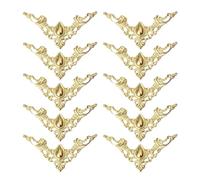 HAPINARY Protections D’Angle Vintage pour Livre, Lot de 20 en Fer Doré | Décor Rétro et Aspect Antique, pour Album Photo et Cahier, Finition Élégante, Ensemble de Vingt Pièces