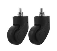 HAPINARY Roues de Remplacement pour Valise Trolley 2pcs, Rotation 360 Degrés, Fonctionnement Silencieux en Métal et Plastique, pour Entretien de Bagages en Voyage