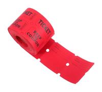 HAPINARY Rouleau de 500 Tickets de Tombola Design Unique Rouges en Papier Usage Polyvalent, Billets de Récompense pour Événements et Mariages pour Fête et Carnaval