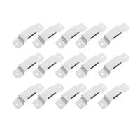 HAPINARY Supports de Maintien en Métal pour Mètre Ruban 15 Clips, Lot Boucle D’Arc, Accessoires pour Porte-Mètre sur Ceinture de Travail