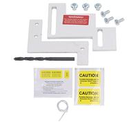 Hapivida Kit de Verrouillage pour Générateur 1-1/4 à 1-1/2 Pouces, Connexion Sécurisée Panneaux Cutler Hammer Challenger 150A 200A, Alliage d'Aluminium Résistant avec Foret 3/16in