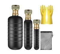 Hapivida Kit Débouchage Canalisation 3 Tailles Caoutchouc Laiton 40-80 PSI | Kit Débouchage Canalisation Évier Douche Baignoire Extérieur