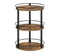 Hapivida Organisateur Rotatif pour Condiments, Support Turntable à 3 Étages Rotation 360 Degrés Design Anti dérapant pour Épices Sauces Huiles Accessoires de Cuisine, pour Cuisine