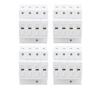 Hapivida Parafoudre Rail DIN 4P 40KA, Dispositif de Protection Contre Les Surtensions Basse Tension 4 Pièces, Protection Électrique pour Équipements